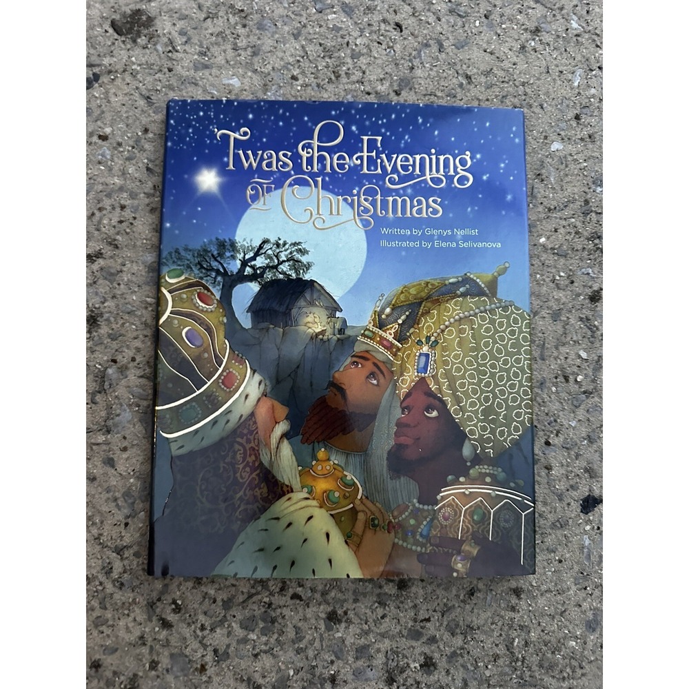 Twas the Evening of Christmas Glenys Nellist Hardcover Childrens Book Nativity